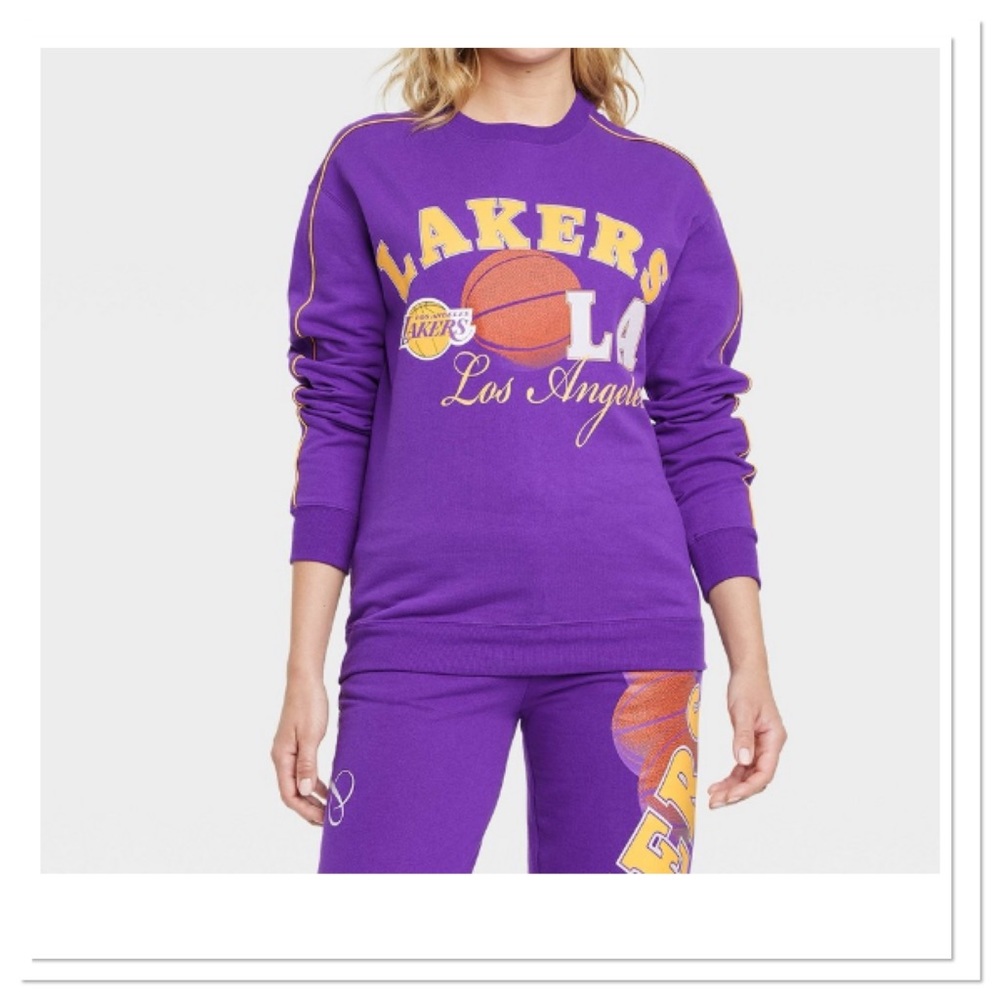 Women's LA Lakers NBA Graphic Sweatshirt NBA NWT